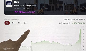 Cổ phiếu REE tăng trần