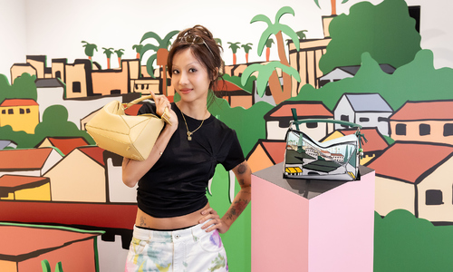 Suboi dự triển lãm 10 năm túi Loewe Puzzle tại Đài Loan
