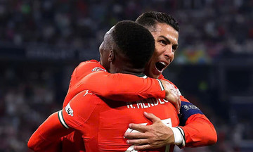 Ronaldo giúp Bồ Đào Nha hạ Đức ở bán kết Nations League