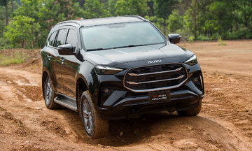 Isuzu mu-X phiên bản mới có giá từ 928 triệu đồng