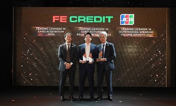 FE Credit nhận ba giải thưởng từ JCB
