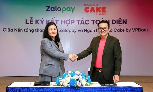 Cake hợp tác Zalopay mở rộng dịch vụ tài chính số