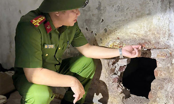 Hai phạm nhân đục tường trốn trại giam Thanh Xuân