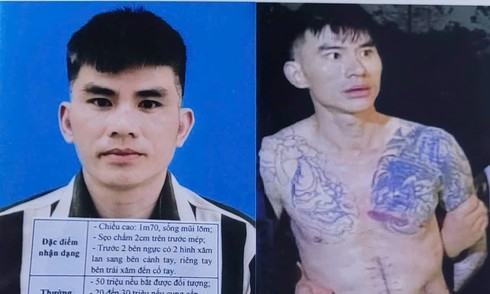 Phạm nhân nguy hiểm vượt ngục bị truy tìm