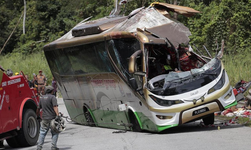 Malaysia siết quy định an toàn sau tai nạn xe buýt