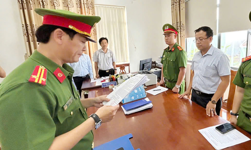 Nguyên trưởng phòng bồi thường đất đai TP Tam Kỳ bị bắt