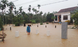 Mưa lớn chia cắt nhiều khu vực ở Quảng Trị - Quảng Nam