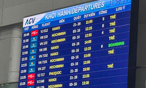 Nhiều chuyến bay đến Đà Nẵng bị hoãn, hủy do bão