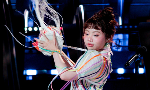 Phương Mỹ Chi múa trống cơm, hát dân ca ở 'Sing! Asia'