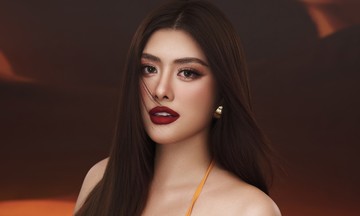 Thủy Tiên - người mẫu cao 1,8 m tại Hoa hậu Hoàn vũ Việt Nam