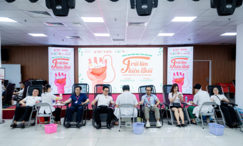 Thiên Khôi Group đóng góp hơn 200.000 ml máu cho Bệnh viện Việt Đức