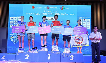 VnExpress Marathon Quy Nhơn công bố cơ cấu giải thưởng