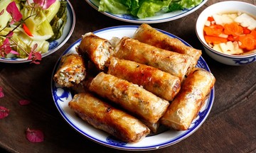 Mẹo chiên nem vàng, giòn không sạm đen