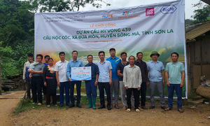Khởi công cầu Hy Vọng đầu tiên tại Sơn La