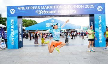 Quy Nhơn có nắng, gió nhẹ ngày đua VnExpress Marathon