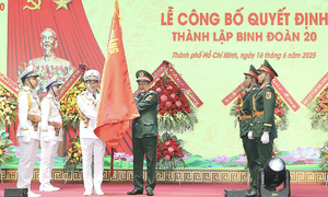 Bộ Quốc phòng thành lập Binh đoàn 20