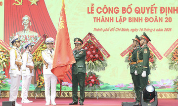 Bộ Quốc phòng thành lập Binh đoàn 20