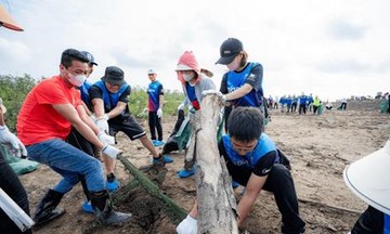 Vingroup làm sạch bờ biển tại 28 tỉnh, thành
