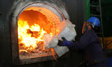 500 kg ma tuý được tiêu huỷ bằng lò thiêu