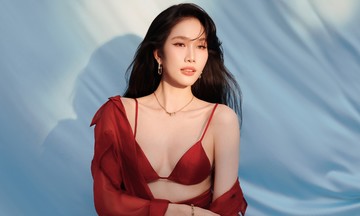 Á hậu Phương Anh mặc gợi cảm đón tuổi 27