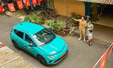 GSM tặng 12 ôtô điện VinFast VF 3 cho khách hàng, tài xế