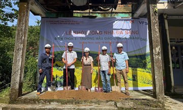 Xây phòng lớp mới cho học sinh miền núi Quảng Nam