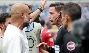 Guardiola phàn nàn về trọng tài