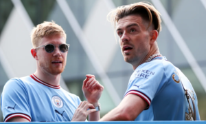 De Bruyne mong Napoli chiêu mộ Grealish