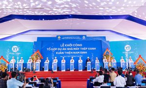 Khởi công dự án tổ hợp thép 98.000 tỷ đồng tại Nam Định