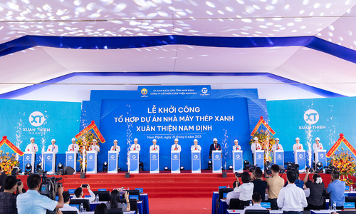 Khởi công dự án tổ hợp thép 98.000 tỷ đồng tại Nam Định
