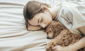 Should you sleep with your pet?