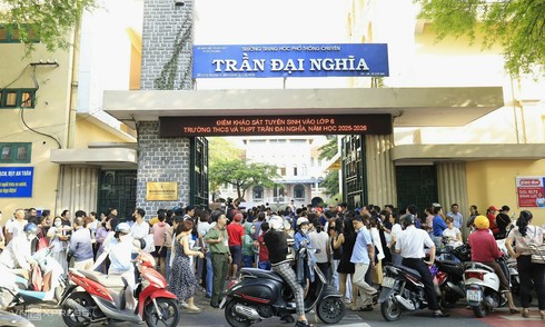 Điểm chuẩn lớp 6 Trần Đại Nghĩa tăng