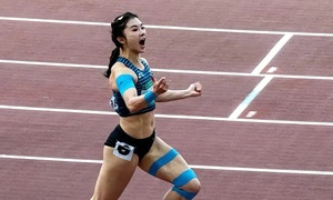 Mỹ nhân điền kinh Trung Quốc muốn chạy half marathon