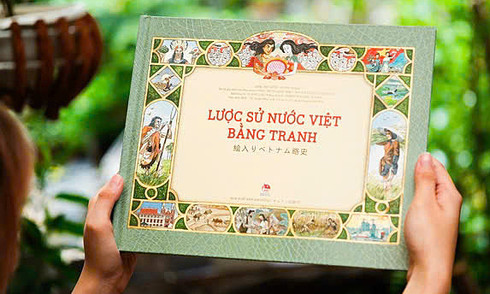 Sách tranh về sử Việt bán được hơn 200.000 bản