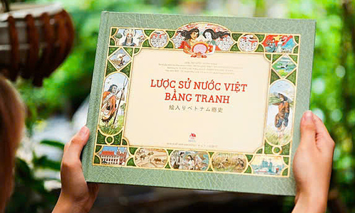 Sách tranh về sử Việt bán được hơn 200.000 bản