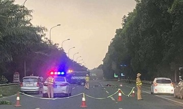 Mất mạng vì chạy ngược chiều trên đại lộ Thăng Long