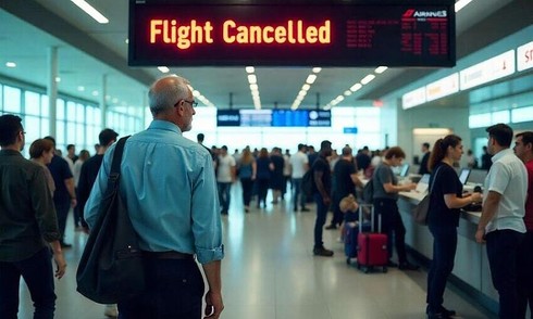 Airlines halt and cancel flights amid Middle East conflict