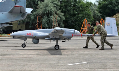 UAV Bayraktar tái xuất tại chiến trường Ukraine