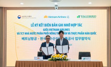 Vietnam Airlines hợp tác công ty thực phẩm Hàn Quốc