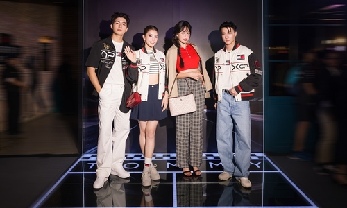Dàn sao diện bộ sưu tập hợp tác với F1 The Movie của Tommy Hilfiger
