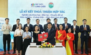 Long Châu hợp tác với Viện Kiểm nghiệm an toàn thực phẩm Quốc gia