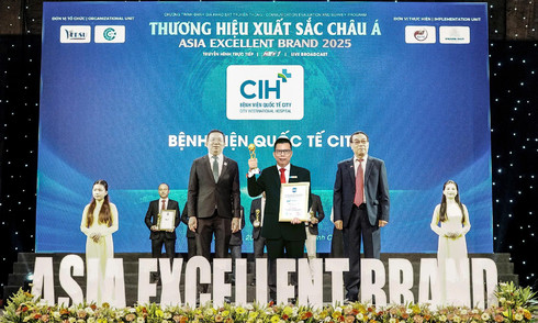 Bệnh viện City đạt 'Top 10 thương hiệu xuất sắc châu Á 2025'