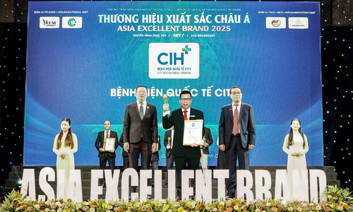 Bệnh viện City đạt 'Top 10 thương hiệu xuất sắc châu Á 2025'