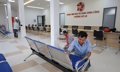 Nhiều phường TP HCM tất bật cải tạo trụ sở trước ngày vận hành
