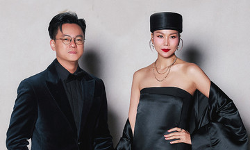 Vợ chồng Thanh Hằng sánh đôi dự tiệc