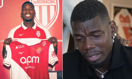 Pogba khóc trong ngày ký hợp đồng với Monaco