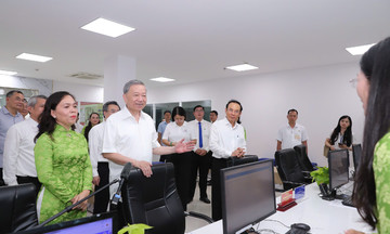 Tổng Bí thư Tô Lâm khảo sát vận hành phường mới ở TP HCM