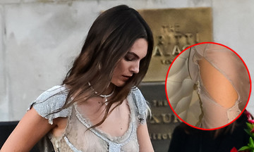 Bạn gái Leonardo DiCaprio bị rách váy ở tiệc cưới tỷ phú Jeff Bezos