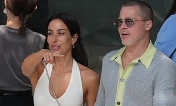 Brad Pitt dẫn bạn gái đi mua sắm