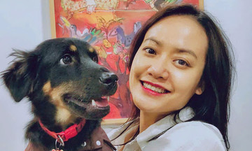 Hồng Ánh cưu mang chó mèo hoang